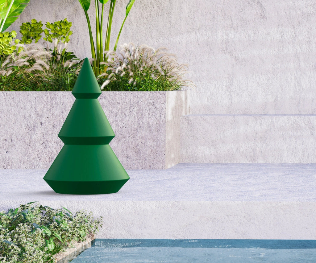 Abete da Giardino Ø30x46 cm in Resina Arkema Abete S Smart Dove Grey