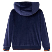 Giacca con Cappuccio da Bambina Blu Marino 104 14320