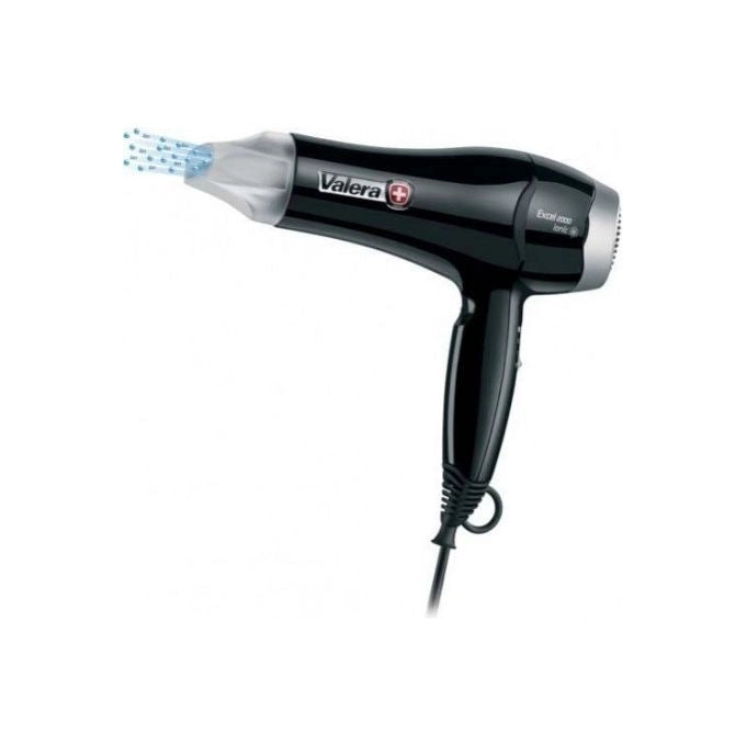 Valera 533.03-044.02 Premium Smart Asciugacapelli 1200 W 2 Velocita' 3 Temperature Getto Aria Fredda Bocchetta Stretta con Presa Standard colore Bianco