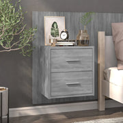 Comodino a Muro Grigio Sonoma 816960