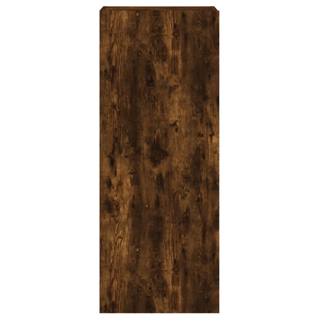 Mobile TV a Parete | Armadietto TV | Mobile Porta TV Rovere Fumo 40,5x30x102 cm Legno Multistrato