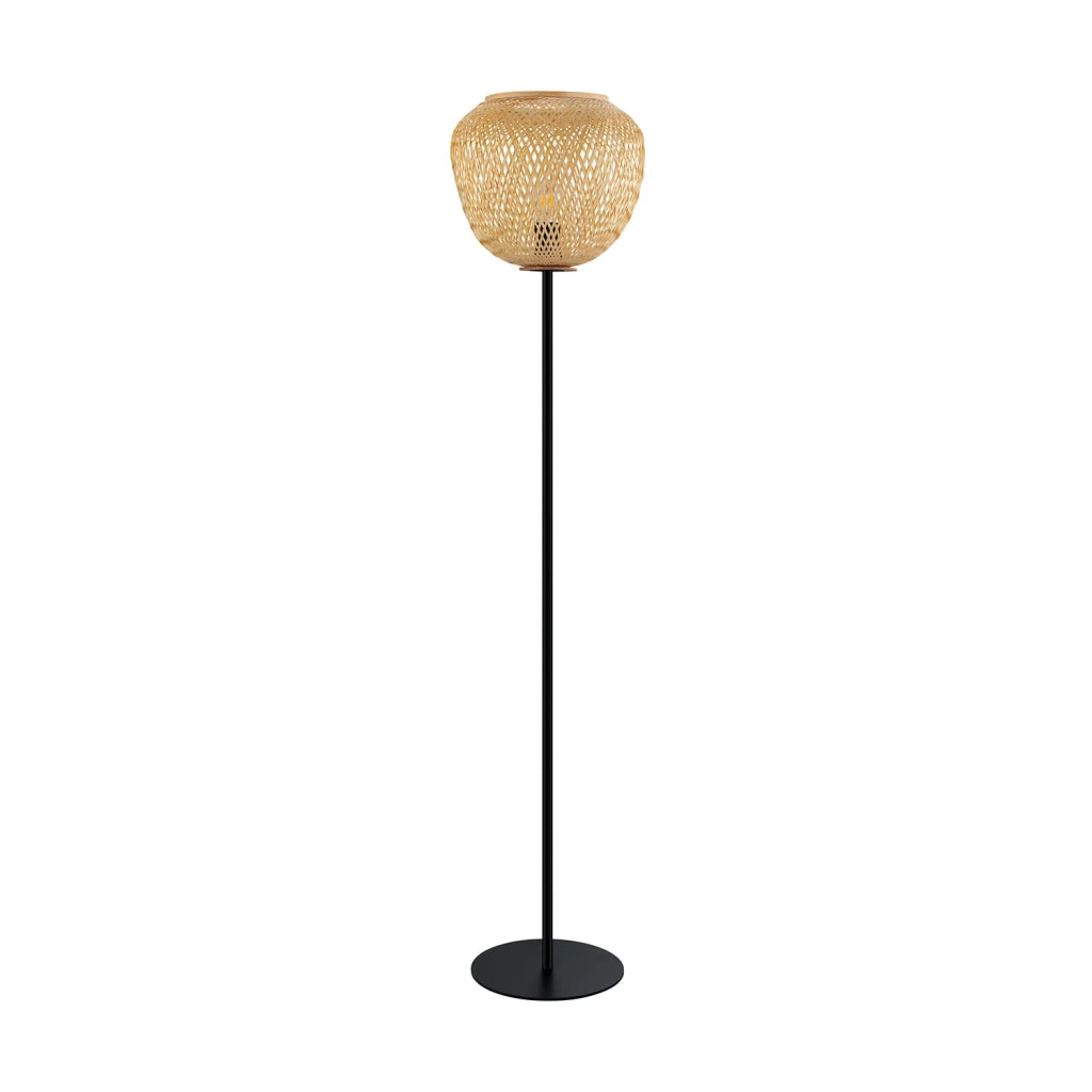 Piantana Vintage Dembleby Acciaio Nero 1 Luce E27