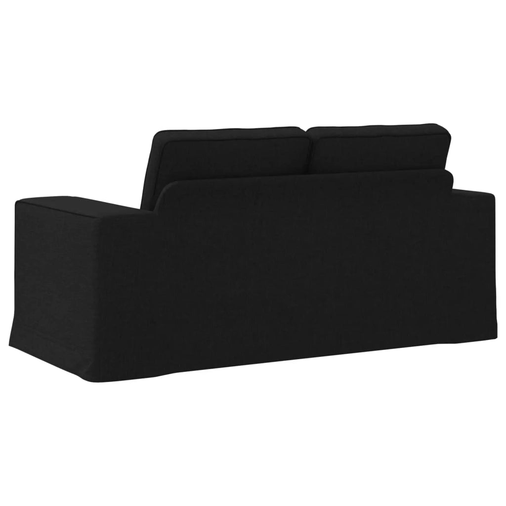 Divano Nero 162 x 80 x 82 cm Tessuto