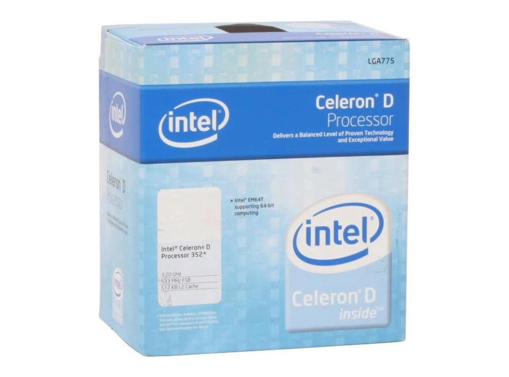 Processore Intel Celeron D 352 3.20 GHz Socket LGA 775 512KB Cache Versione Boxata - EX DEMO