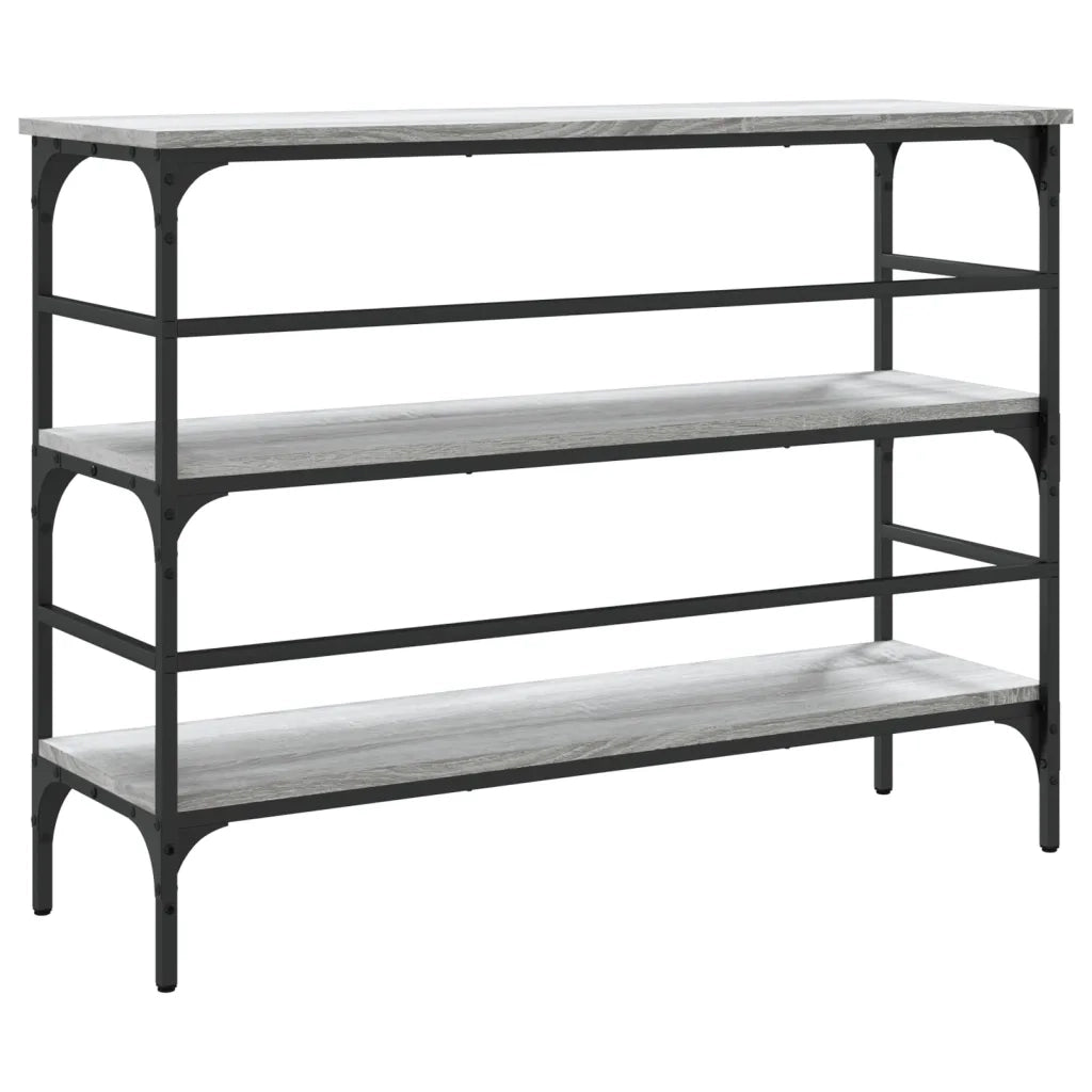 Tavolo Consolle | Tavolo d'Ingresso Grigio Sonoma 100x32x75 cm in Legno Multistrato