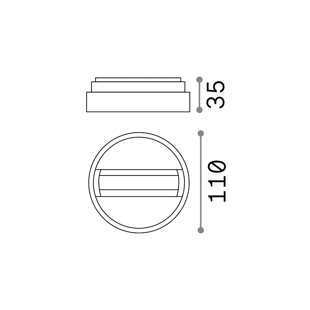 Profilo Link Alluminio Nero On-Off Connettore Singolo