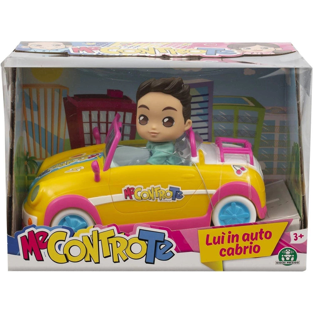 Trade Shop - La Macchina Di Luì E Sofì In Auto Cabrio Gioco Me Contro Te Con Mini Doll 12 Cm -