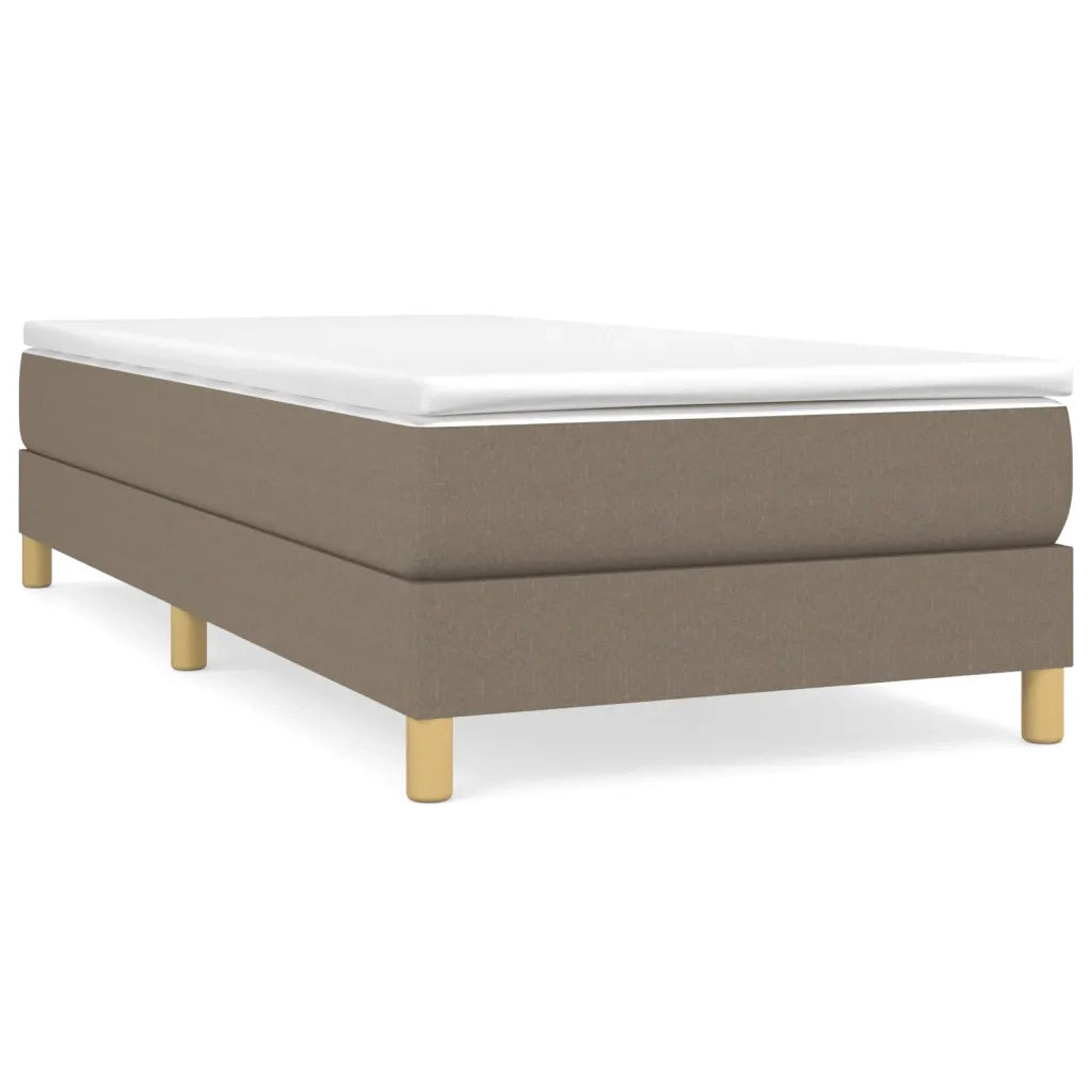 Struttura Letto a Rete a Molle Tortora 90x190 cm Tessuto 3120578