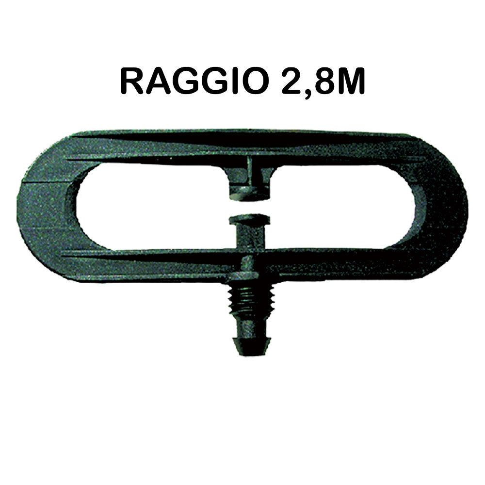 SPRUZZATORE A FARFALLA ø 3,5 - portata 250 l/h-raggio 2,8m- 100 pezzi  - IRRITEC