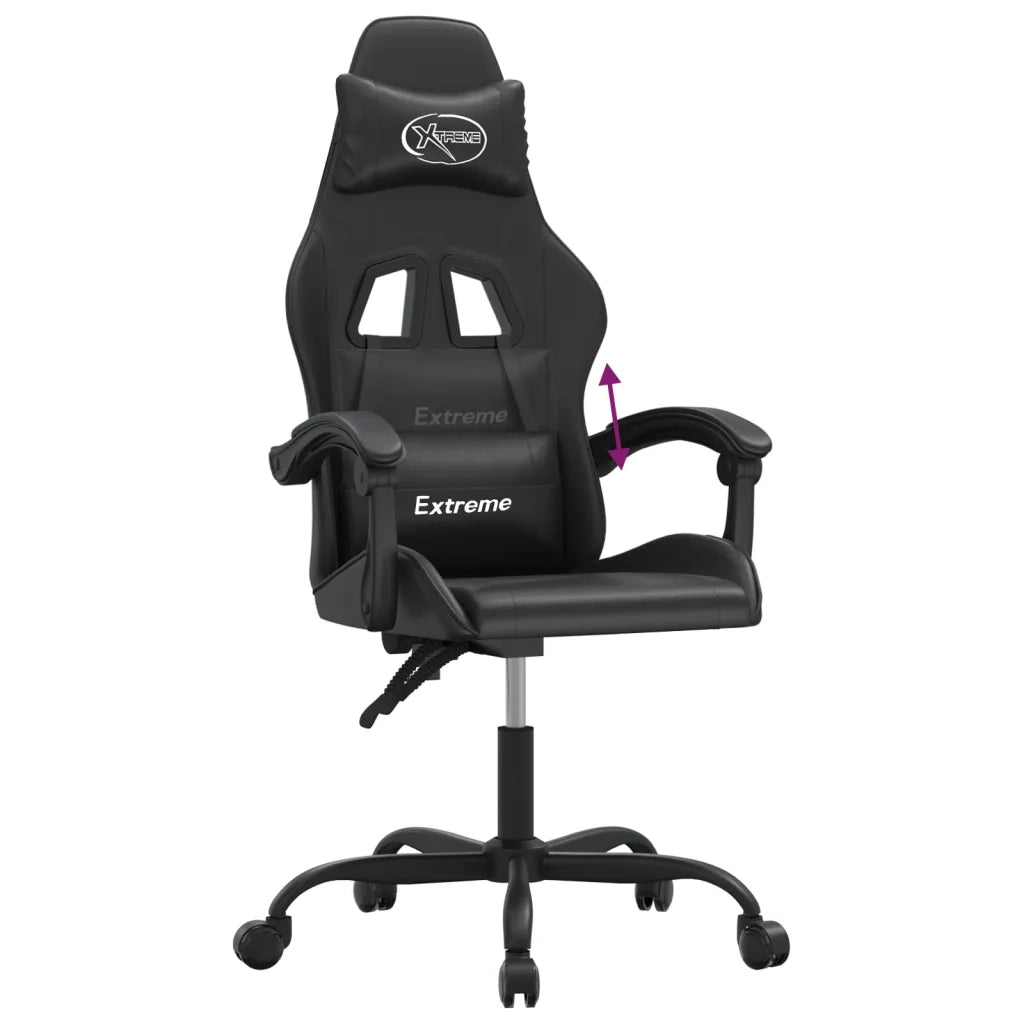 Sedia da Gaming Nera in Similpelle 3143874