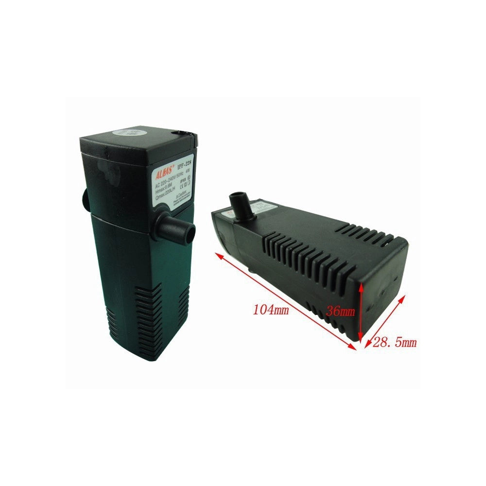 Trade Shop - Pompa Filtro Interno Sommergibile Biofiltro Per Da Acquario Ipf-228 4w 220 L/h -