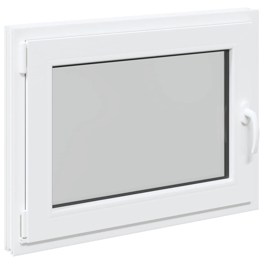 Finestra per Soffitta RISOR 80 x 60 cm PVC e Vetro Bianco CFW6247050