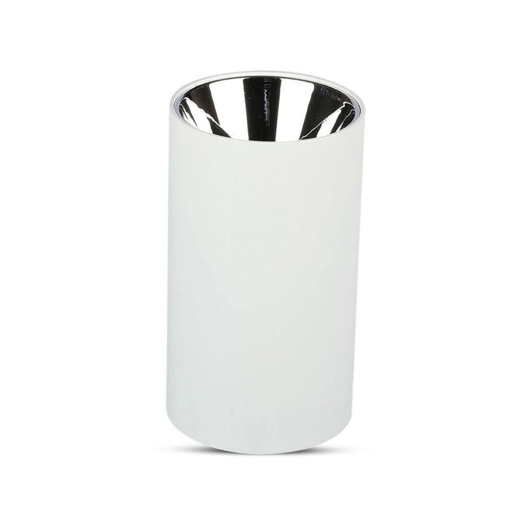 Porta faretto da interno GU10 adattamento colore bianco e cromo