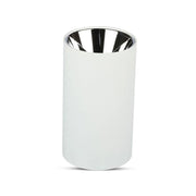 Porta faretto da interno GU10 adattamento colore bianco e cromo