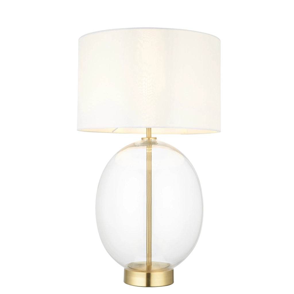 Lampada tavolo KELDA OVAL Endon ottone vetro touch E27
