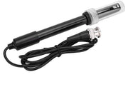Sonda pH Professionale con Detezione di Valori - Sonda pH in ABS - Raggio di Detezione di Temperatura 0-80°C - Detezione di Concentrazione PH 0-14 - Connettore BNC - Sensore pH