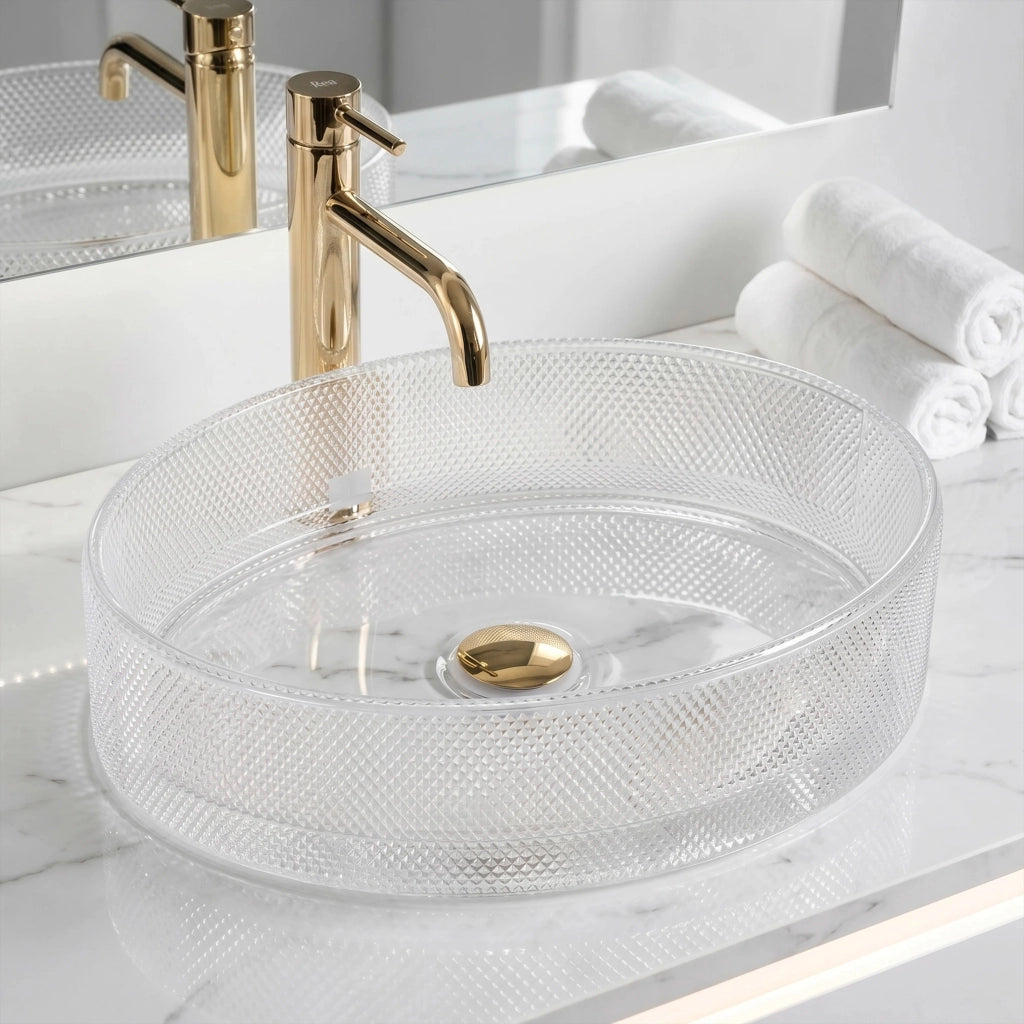 Lavabo Da Appoggio Rea Mirella Transparent