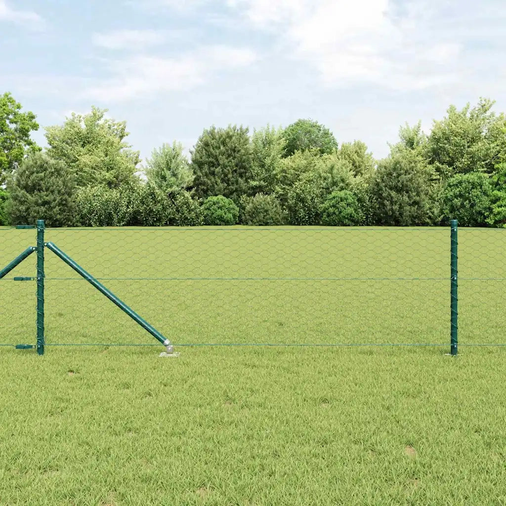 Palo della recinzione Verde 100 x 0,6 m (rete 36 mm)
