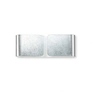 Lampada Da Parete Clip Ap2 Mini Argento Ideal-Lux