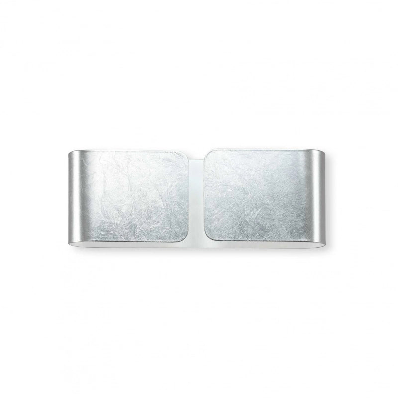 Lampada Da Parete Clip Ap2 Mini Argento Ideal-Lux
