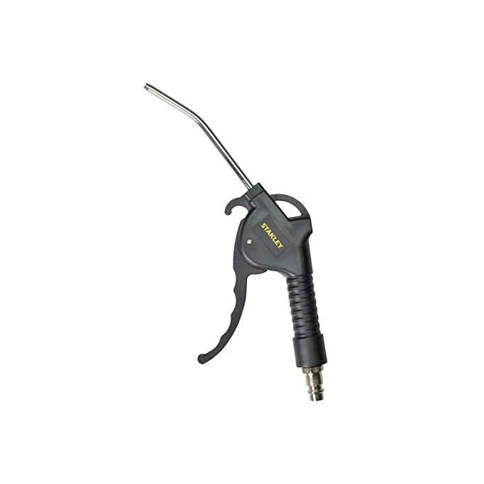 Stanley 150022XSTN Pistola Soffiaggio Aria Compressa Portata Variabile 150 l-min 8 bar Attacco 6x11 mm colore Nero