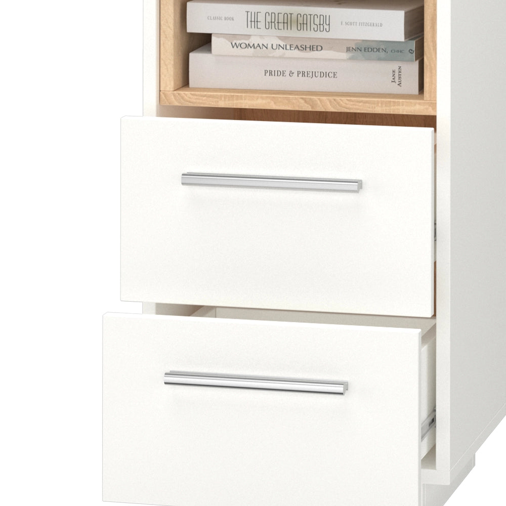 Vicco Comodini camera da letto Bianco 36 x 68 cm