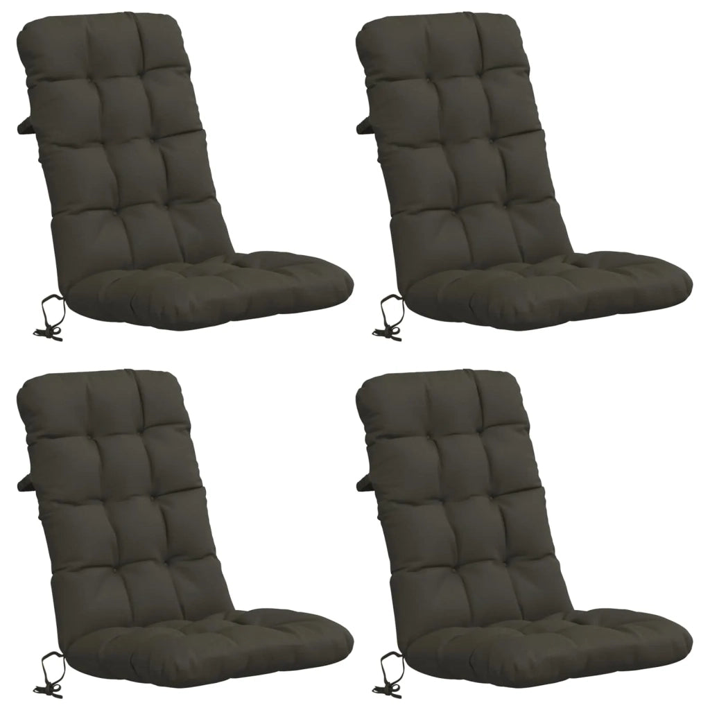 Cuscini per Sedia Alta in 4 Pezzi VIANEN 4 pcs 100% Poliestere 953774