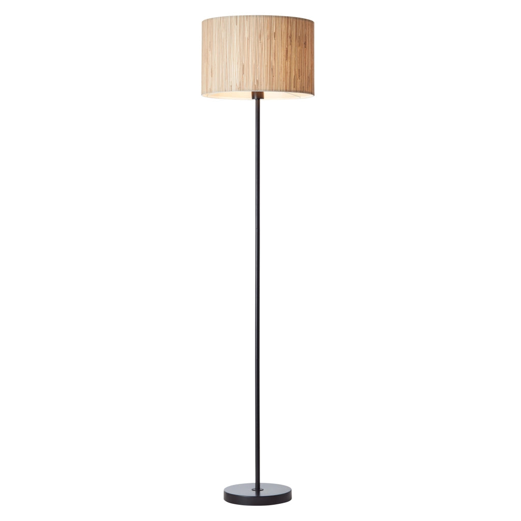 Lampada da terra Japandi Longshore erba marina E27 Endon