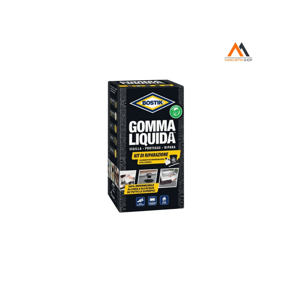 KIT RIPARAZIONE GOMMA LIQUIDA IMPERMEABILIZZANTE 5 pezzi