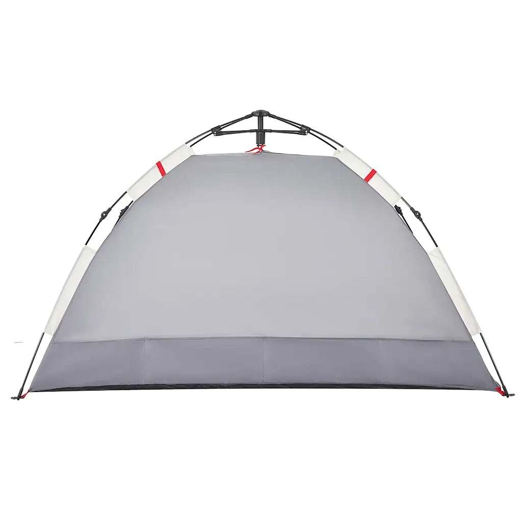 Tenda da Spiaggia 2 Persone Grigio Rilascio Rapido Impermeabile