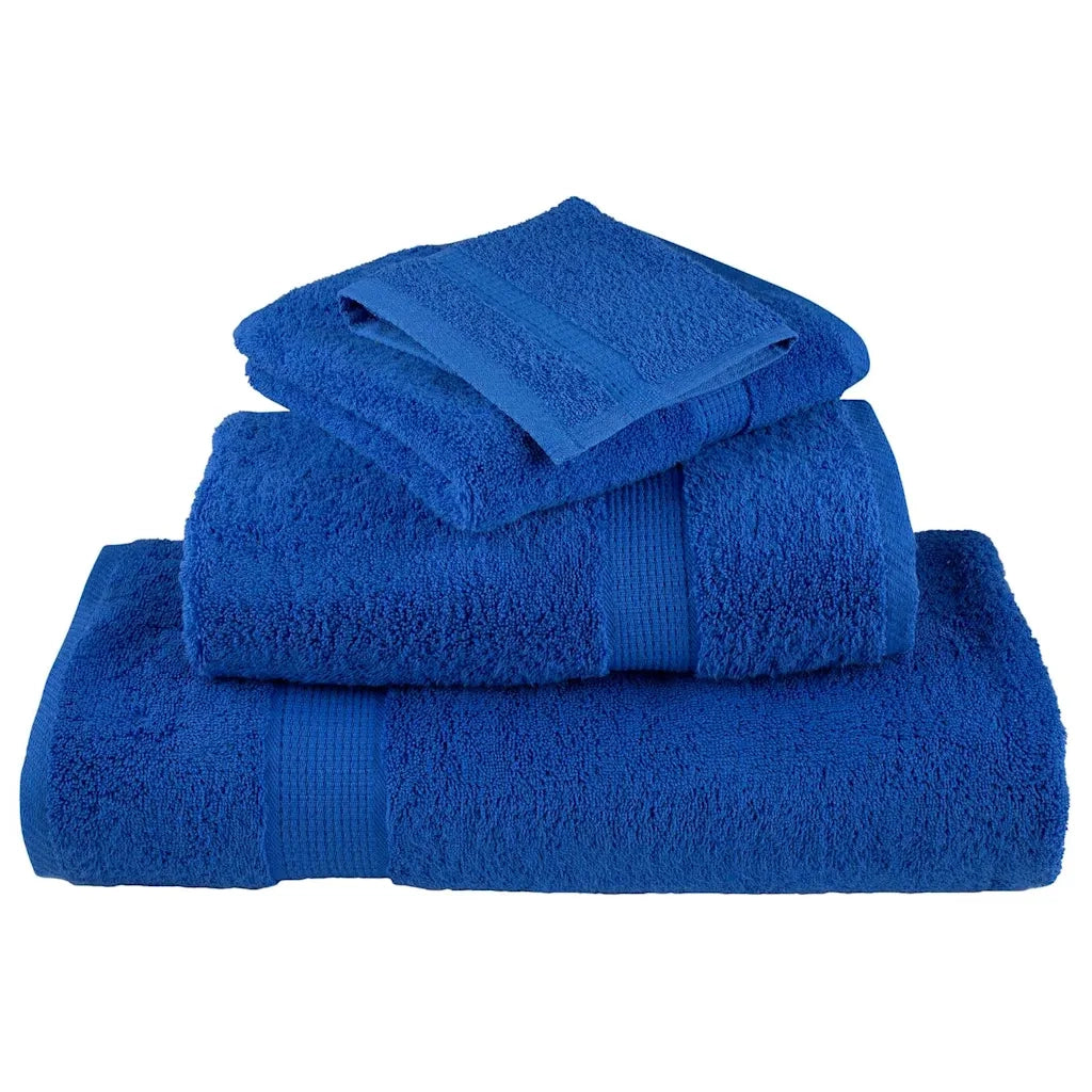 Asciugamano per Ospiti SOLUND 4 pcs Blu 15 x 21 cm 550 gsm 137177