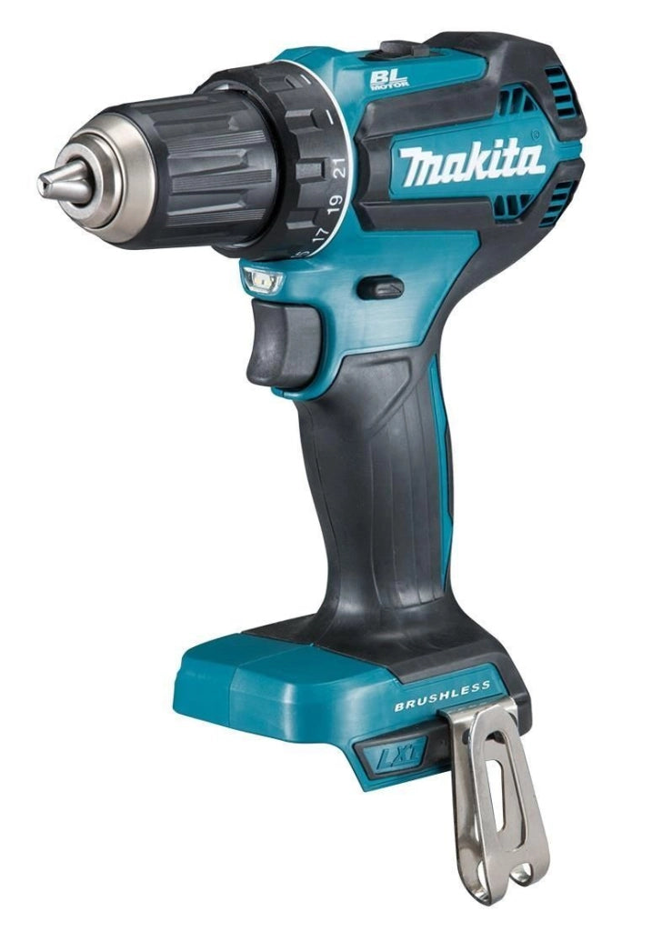 Makita DDF485Z Trapano Avvitatore a Batteria Brushless 18V 50 Nm 13 mm senza Batteria colore Nero Blu