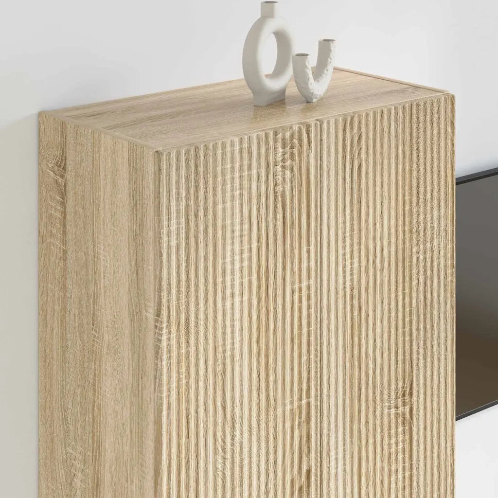 Mobile TV da Parete | Armadietto TV | Mobile Porta TV Rovere Sonoma 59,5 x 31 x 80 cm