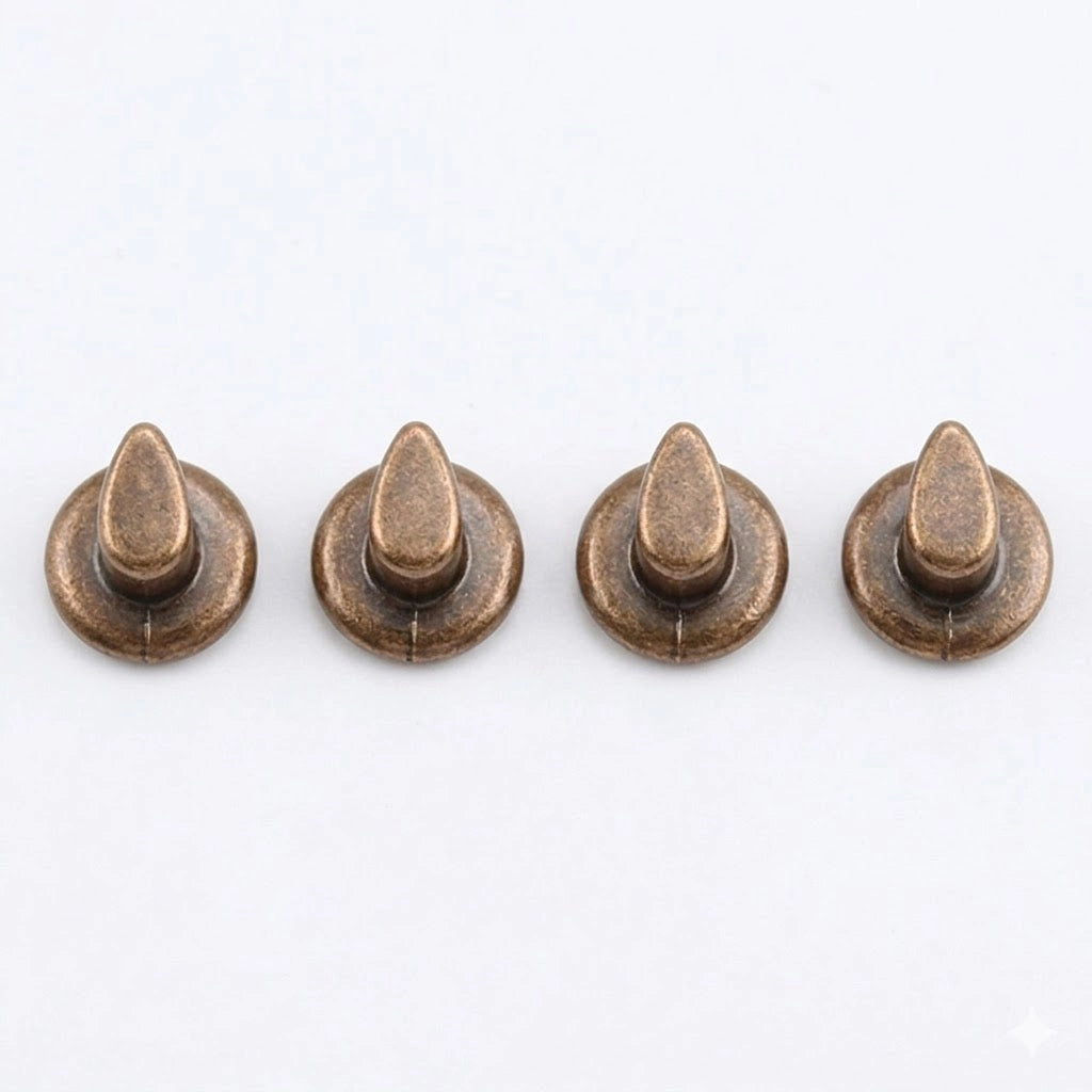 APPENDITUTTO TONDO 1 POSTO bronzo - 4 pz.  - Blister Koncreto