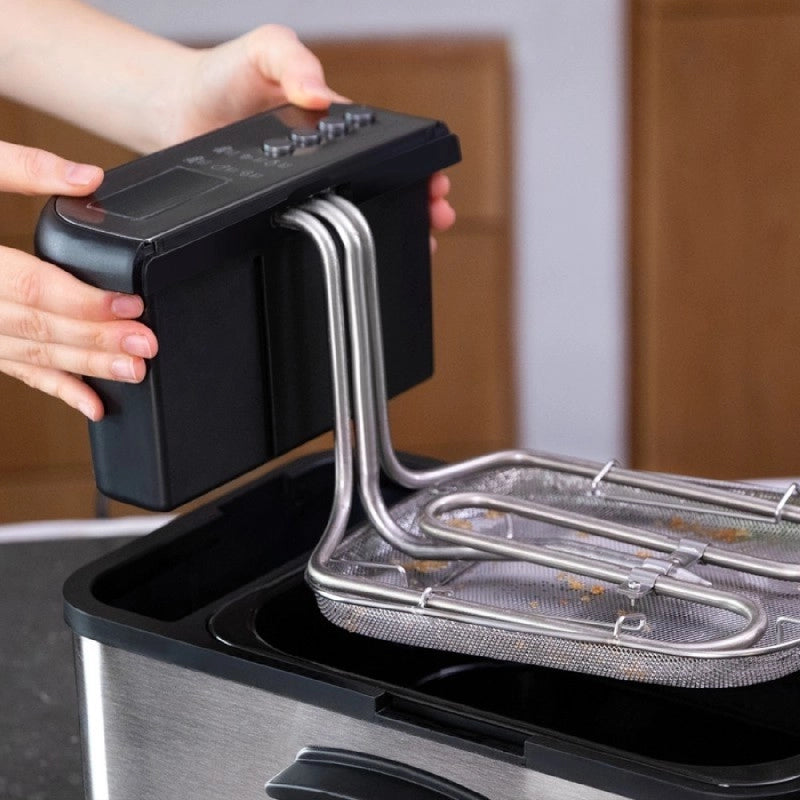 CECOTEC 04300 - Friggitrice ad Olio CleanFry Luxury 3000