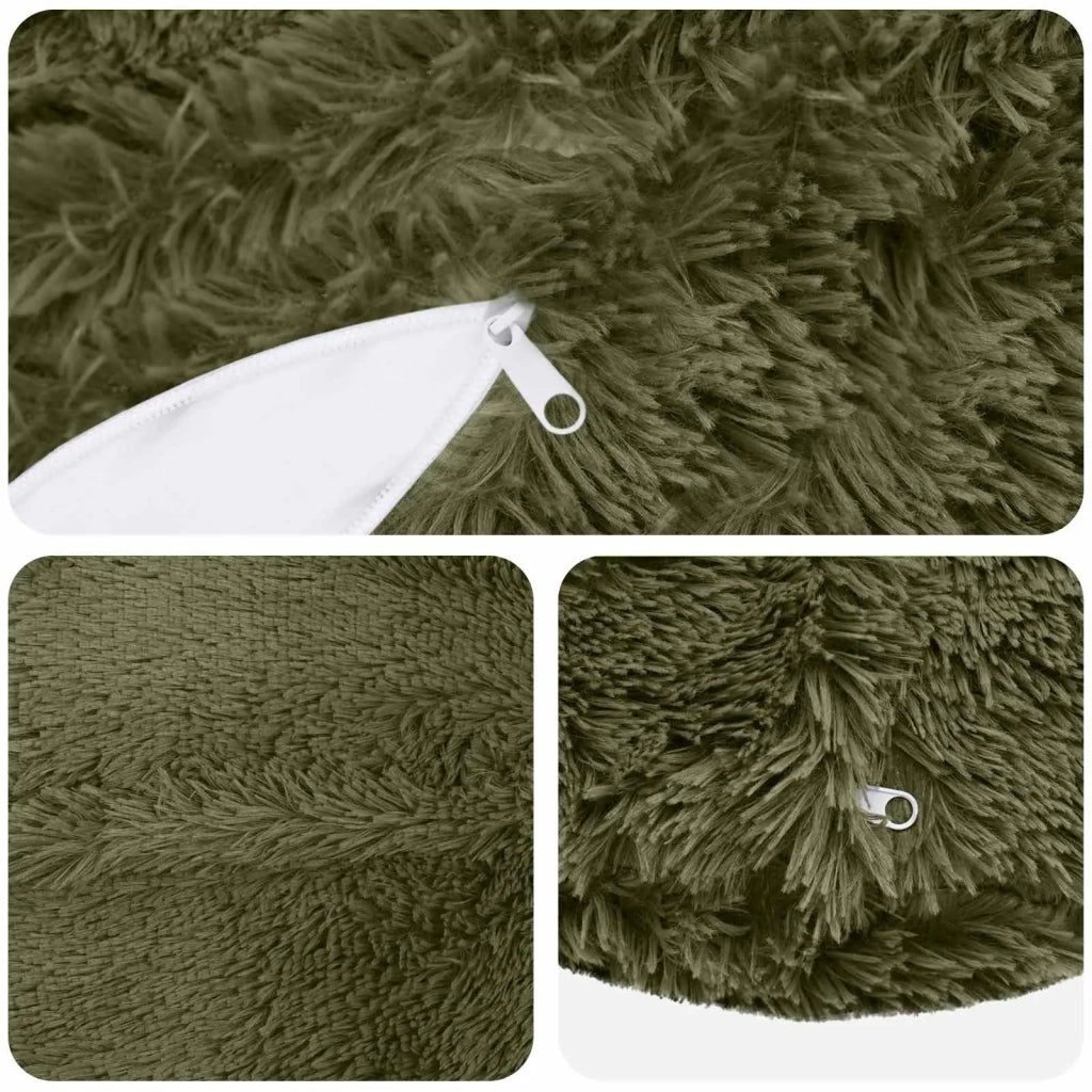 Federa 2 pcs HEERLEN Verde Ø 40 cm Fleece PV 922415