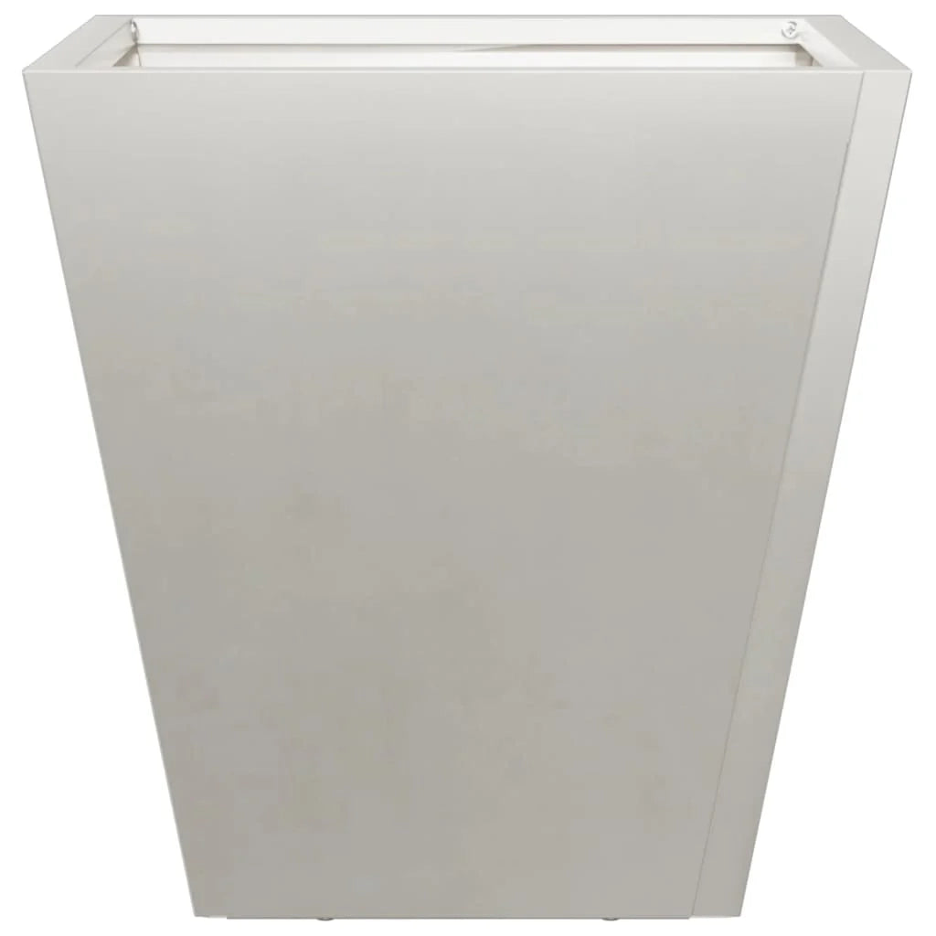 Fioriera rialzata per piante fiori terrazza giardino 30 x 30 x 30 cm acciaio inox grigio chiaro 02_0037492