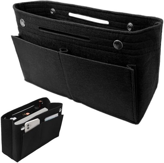 Organizzatore per Borse 23x9,5x15 cm - 9 Compartimenti - Panno di Alta Qualità - Duraturo e Sicuro - Borsa