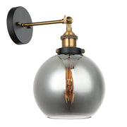 Applique Italux Cardena industriale nera E27 1 luce