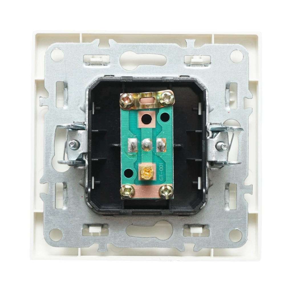 Presa TV da incasso bianca ABS 80x80mm