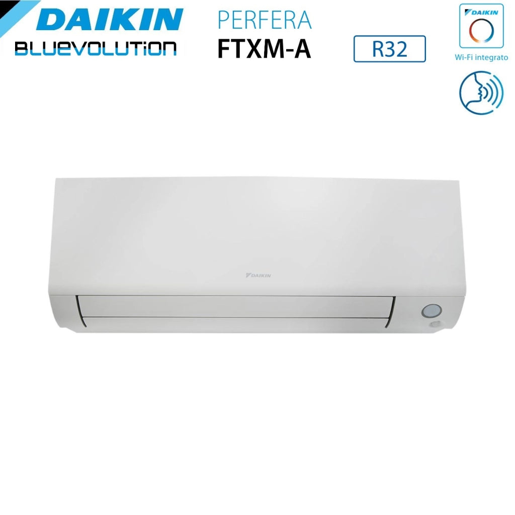 Condizionatore Trial Split Daikin Perfera All Seasons 7+9+12 con 3MXM52A R-32 Wi-Fi Integrato - Garanzia Italiana