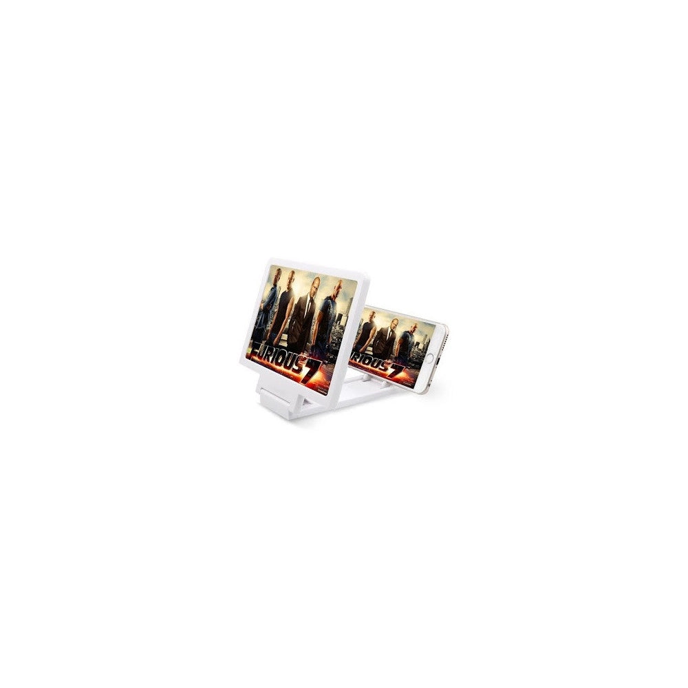 Trade Shop - Telefono Cellulare Schermo 3d Amplificatore Lente D'ingrandimento Supporto -