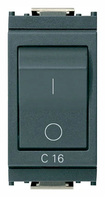 VIMAR Interruttore MT 1P+N C16 120-230V grigio - 16505.16