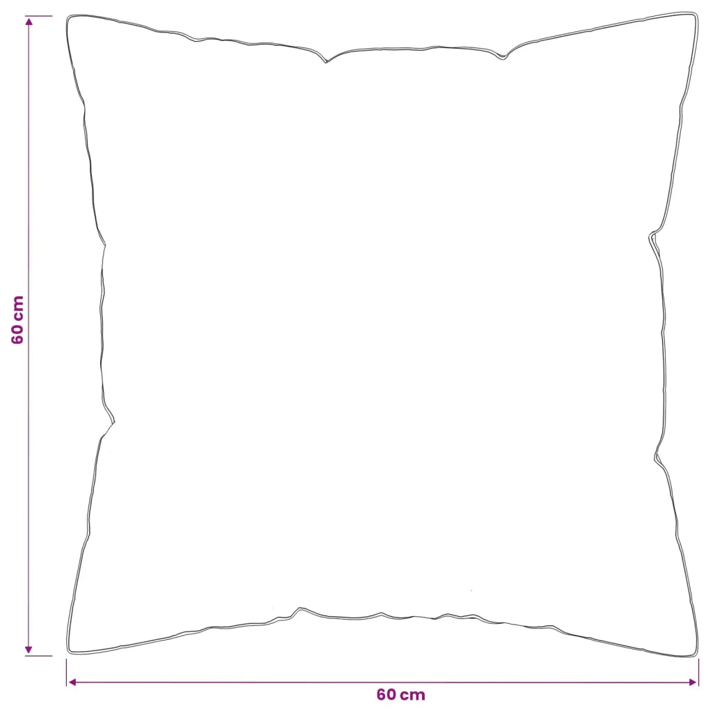 Cuscino 2 pcs 60 x 60 cm Lana Australiana Bianco 42042908
