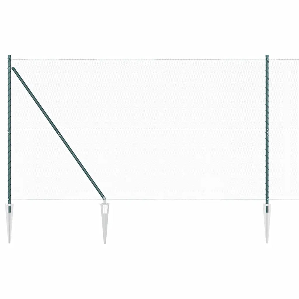 Palo della recinzione Verde 50 x 1,6 m (rete da 13 mm)