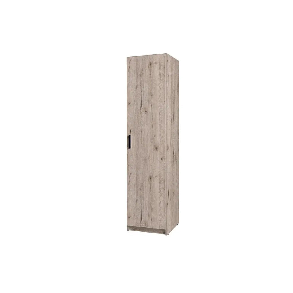 Armadio 1 porta FLEX – Rovere Wellington – Armadio design compatto con appendiabiti