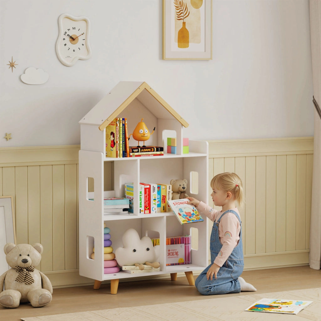 Libreria per Giocattoli ¨C Minimal ¨C Bianco 65x25x108,5 cm
