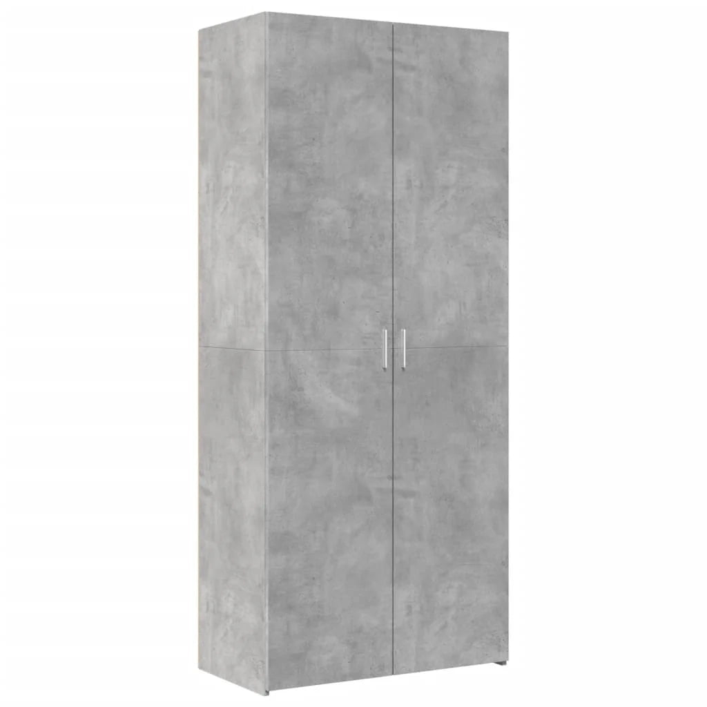 Buffet credenza cassettiera mobiletto mobile contenitore organizer cucina soggiorno salotto alto 80 x 42,5 x 185 cm legno ingegnerizzato grigio 02_0034721