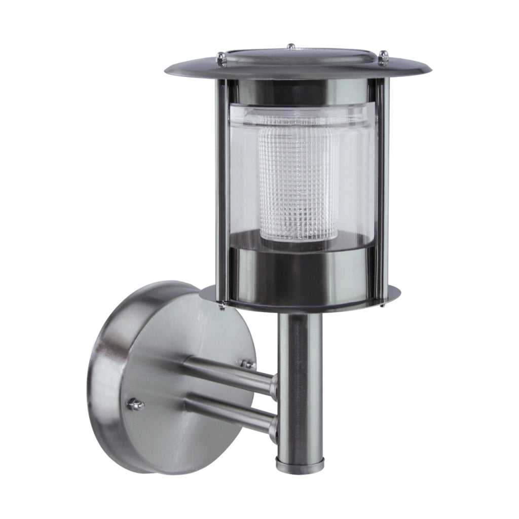 Applique solare esterna LED 0,12W 6500K cromata IP44 Struhm