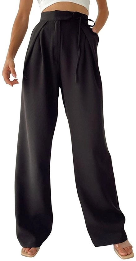 Gonna per Donna Alta Caviglia - Pantaloni Rectangolari - Gambe Ampie - Pantalon da Giardino - Pantalon da Passeggiata - Colore Pieno - Abbigliamento da Lavoro Indipendente - Pantalon da Camminata
